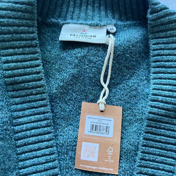 NWT Passenger Clothing Nettle Recycled Knitted Cardigan - Picture 7 of 9